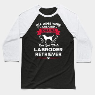 Labroder Retriever Baseball T-Shirt